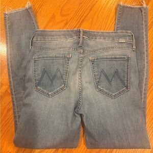 MOTHER Light Blue Ankle Jeans